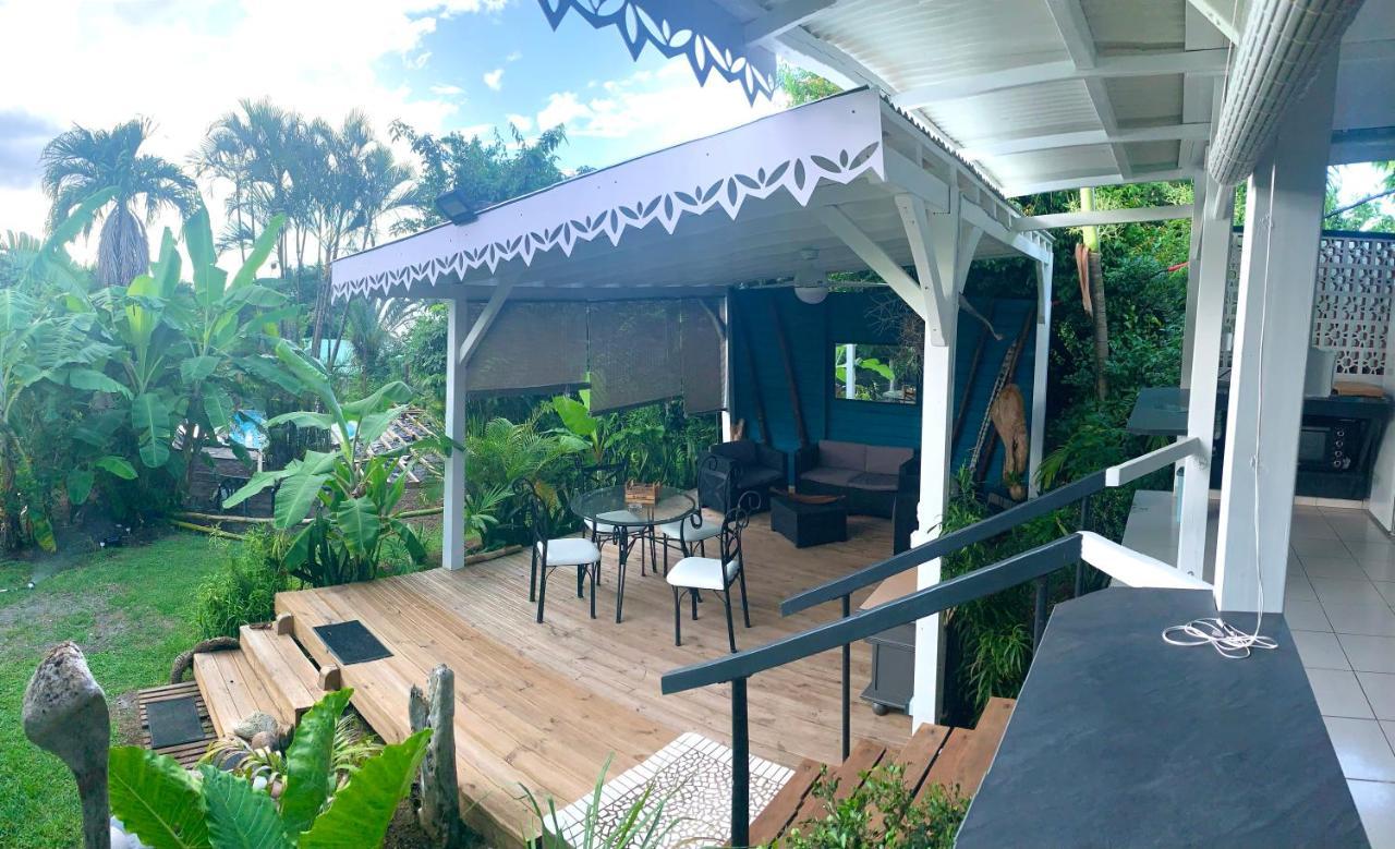 Lodge Pamplemousse Avec Piscine Privative , Dans Parc Calme A 500 M Plage Le Carbet Ngoại thất bức ảnh
